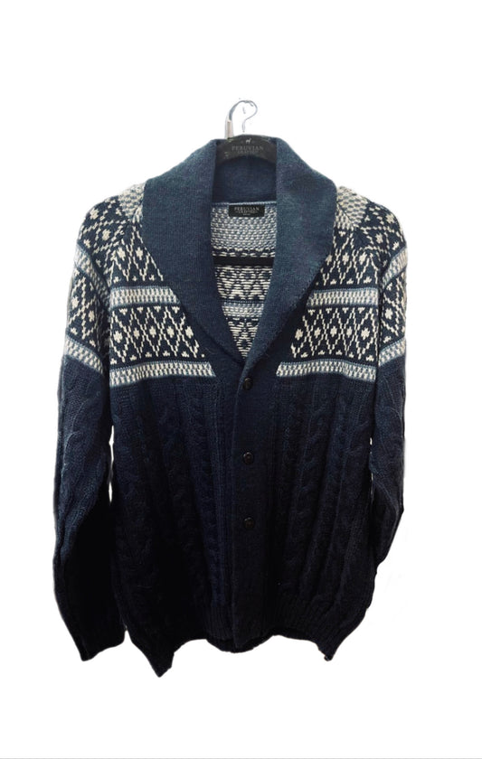 Men’s Alpaca Wool Button Cardigan