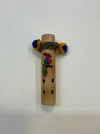 Bamboo Flute with Cord and Design