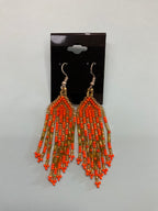 Beaded Fringe Earrings