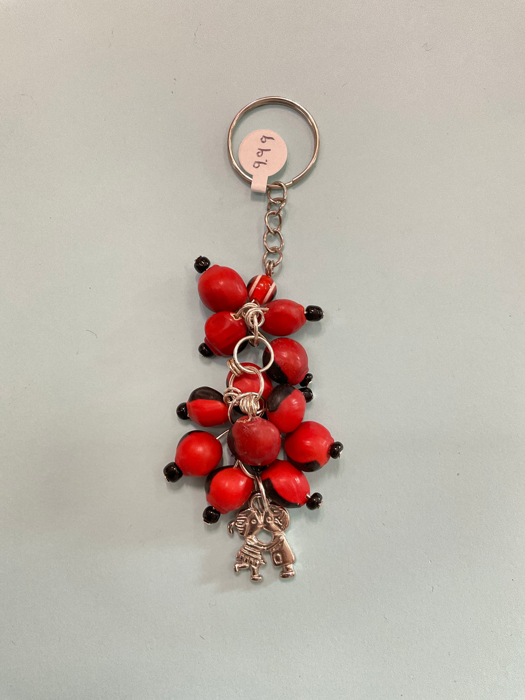 Huayruro Keychain with Charm