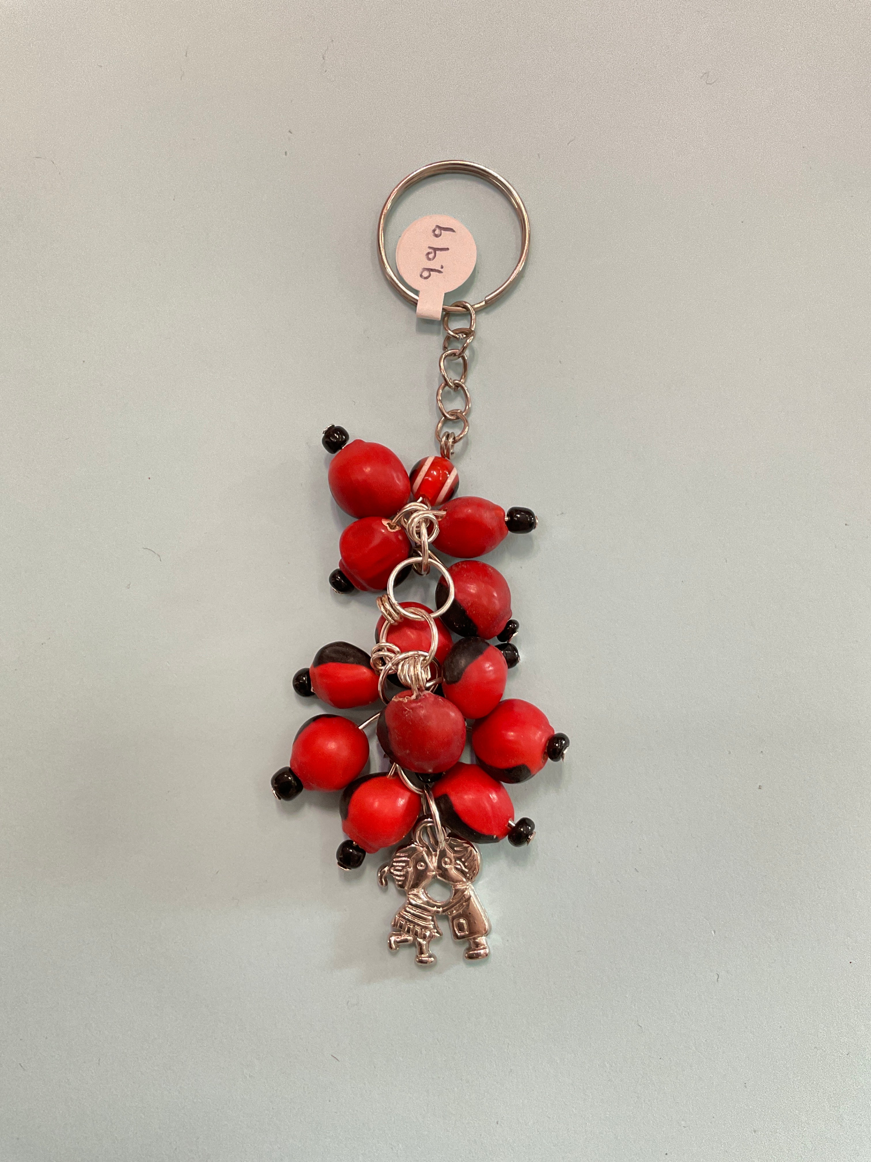 Huayruro Keychain with Charm