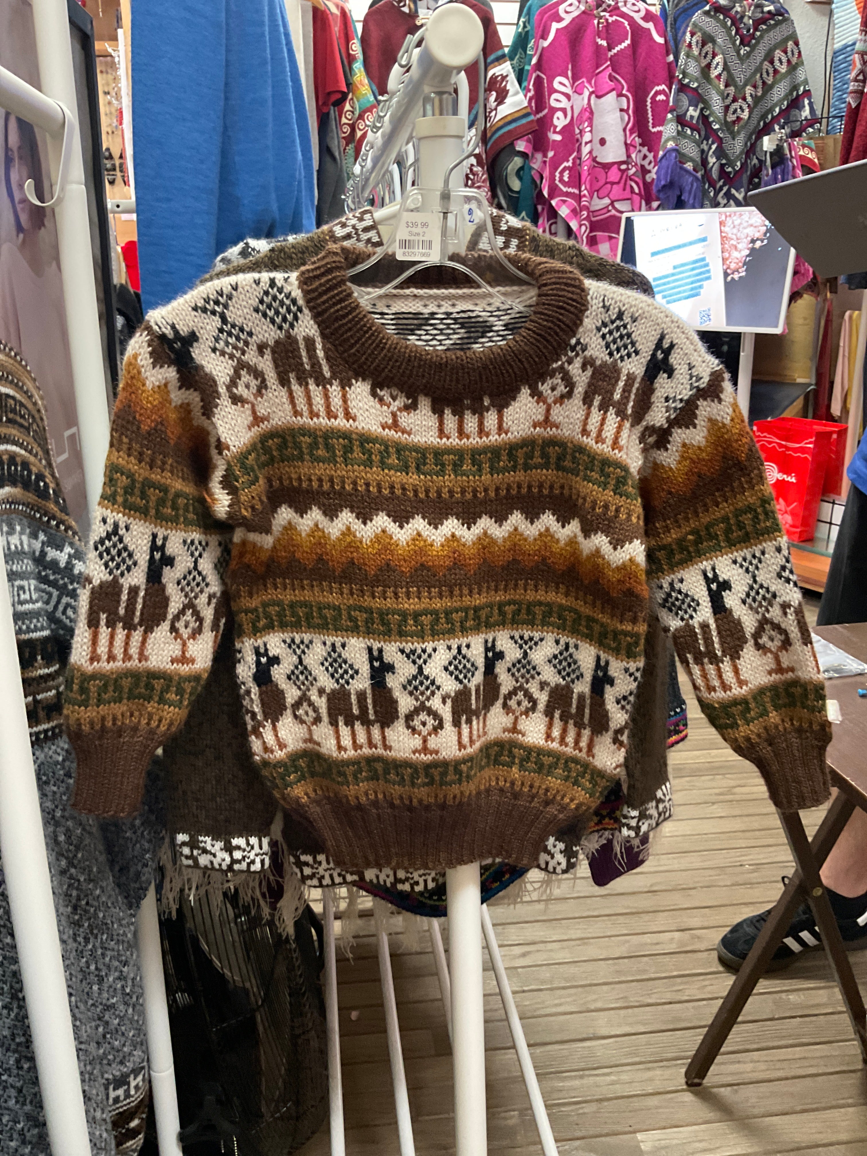 Children’s Classic Andean Crewneck Sweater