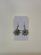 Horn Natural Color -Shapes and Turquoise