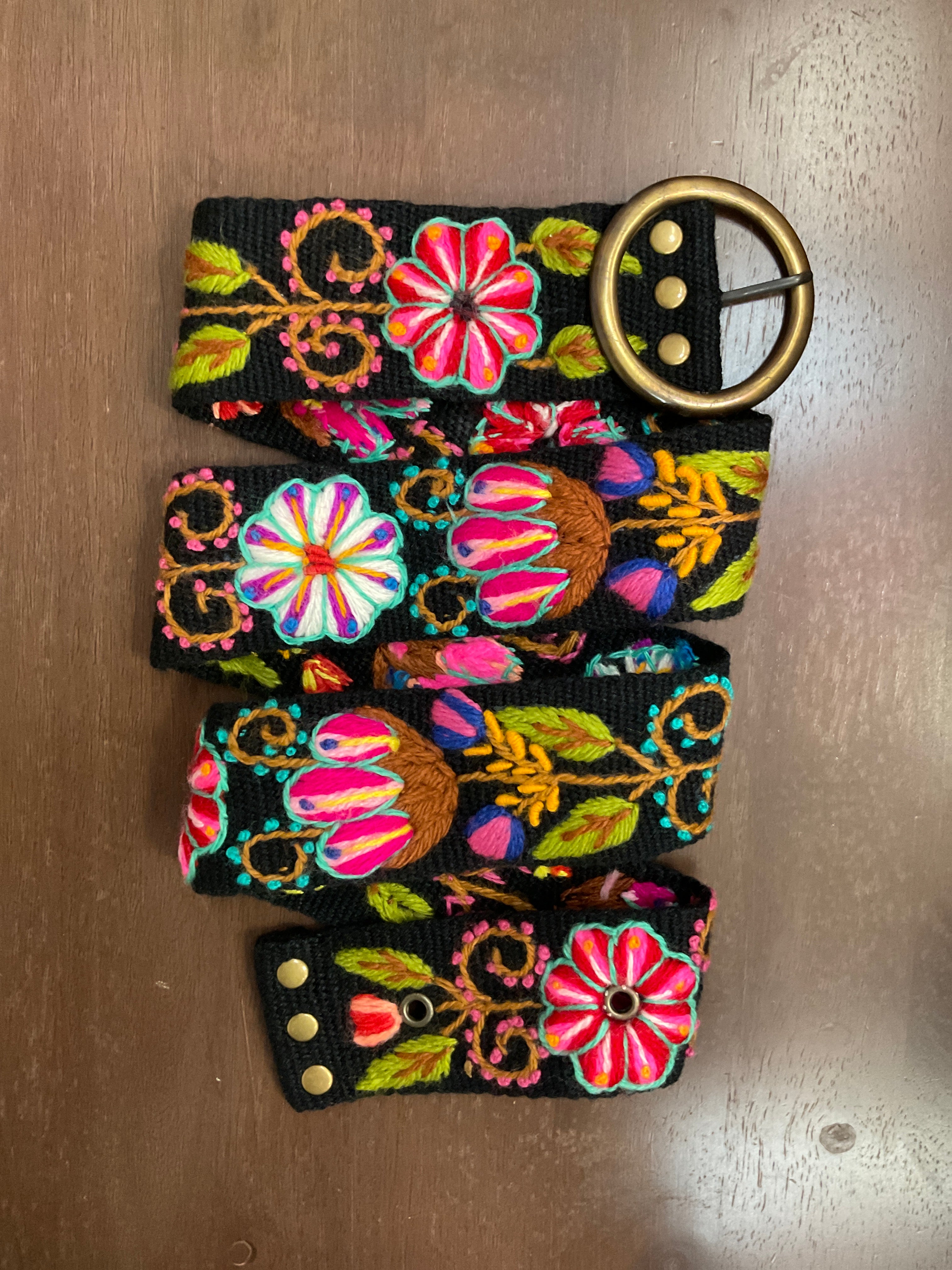 Handmade Embroidered Belt