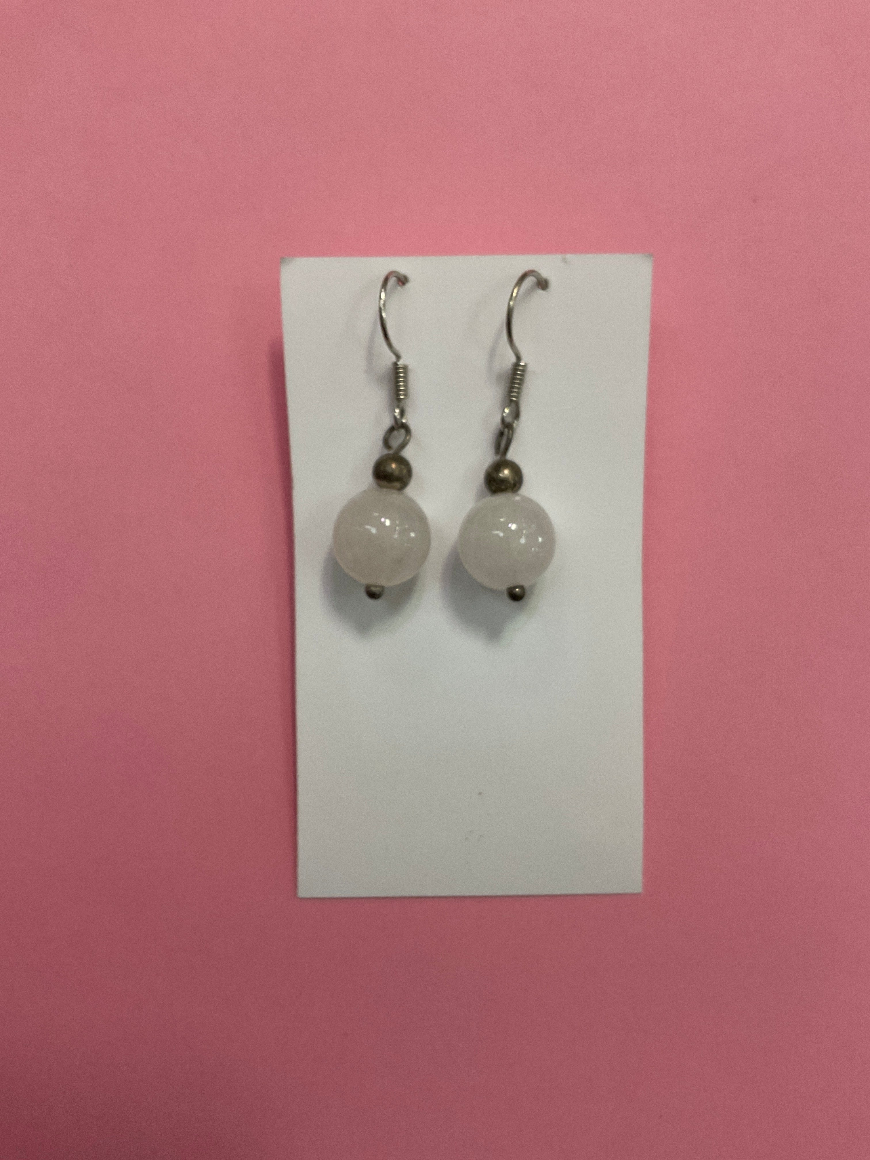 Mineral/Stone Sphere Earrings
