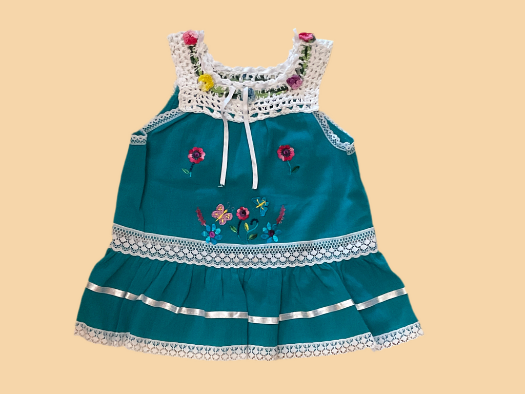 Hand Embroidered Children Dress