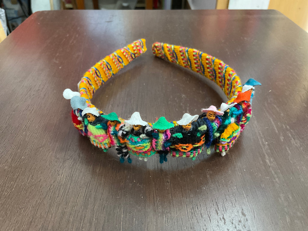 Handmade Worry Doll Head Band