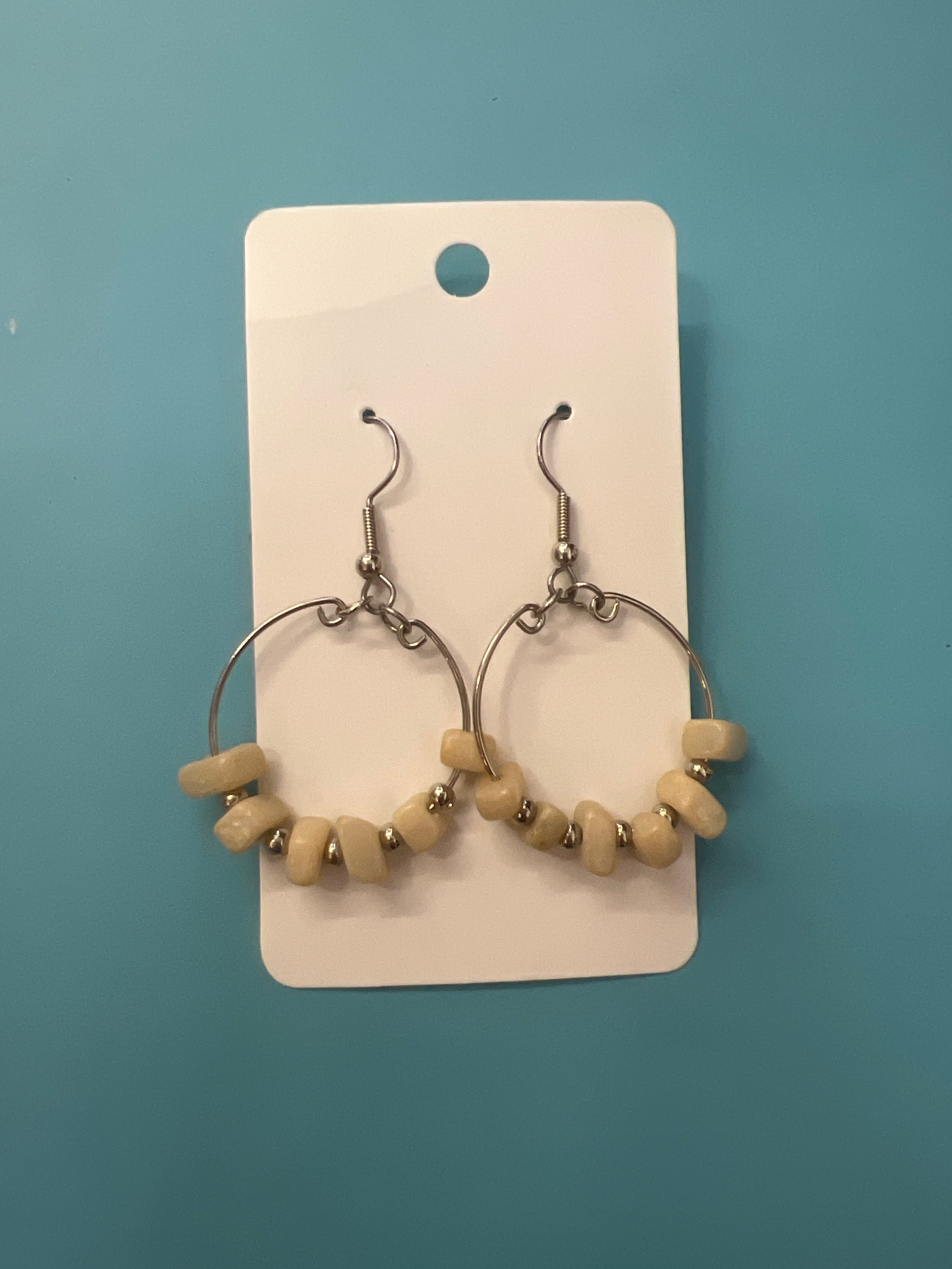 Peruvian Artisan Mineral Stone Earrings