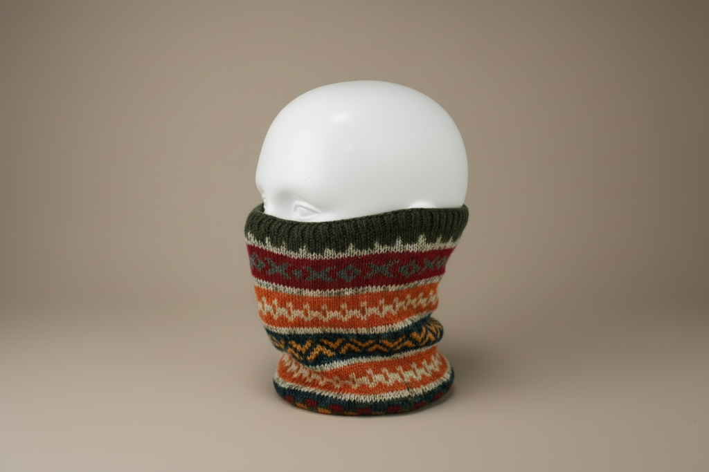 3-in-1 Baby Alpaca Neck Gaiter, Beanie, & Face Cover – Handmade in Peru