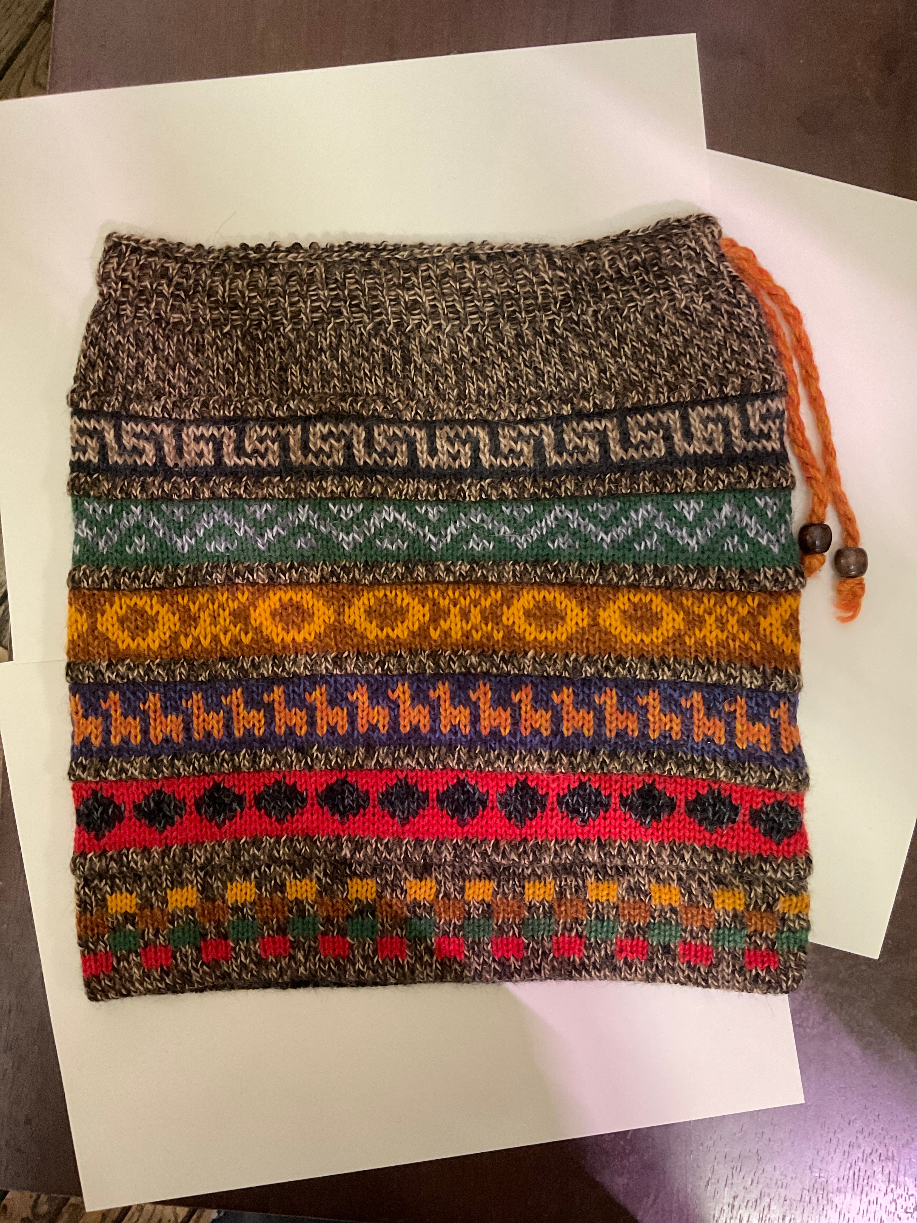 3-in-1 Baby Alpaca Neck Gaiter, Beanie, & Face Cover – Handmade in Peru