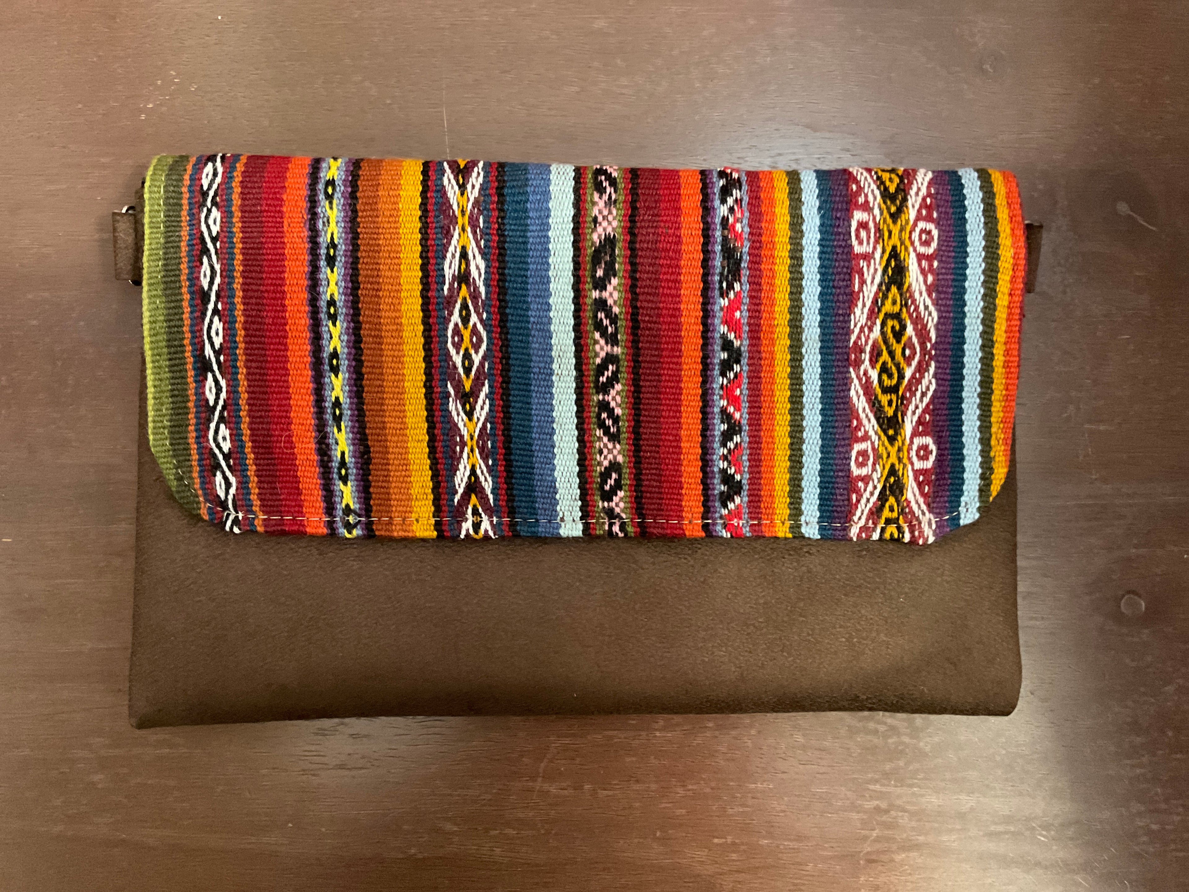 Hand-made embroidered Purse