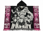 Alpaca Wool Poncho with Hood - Sailor Moon