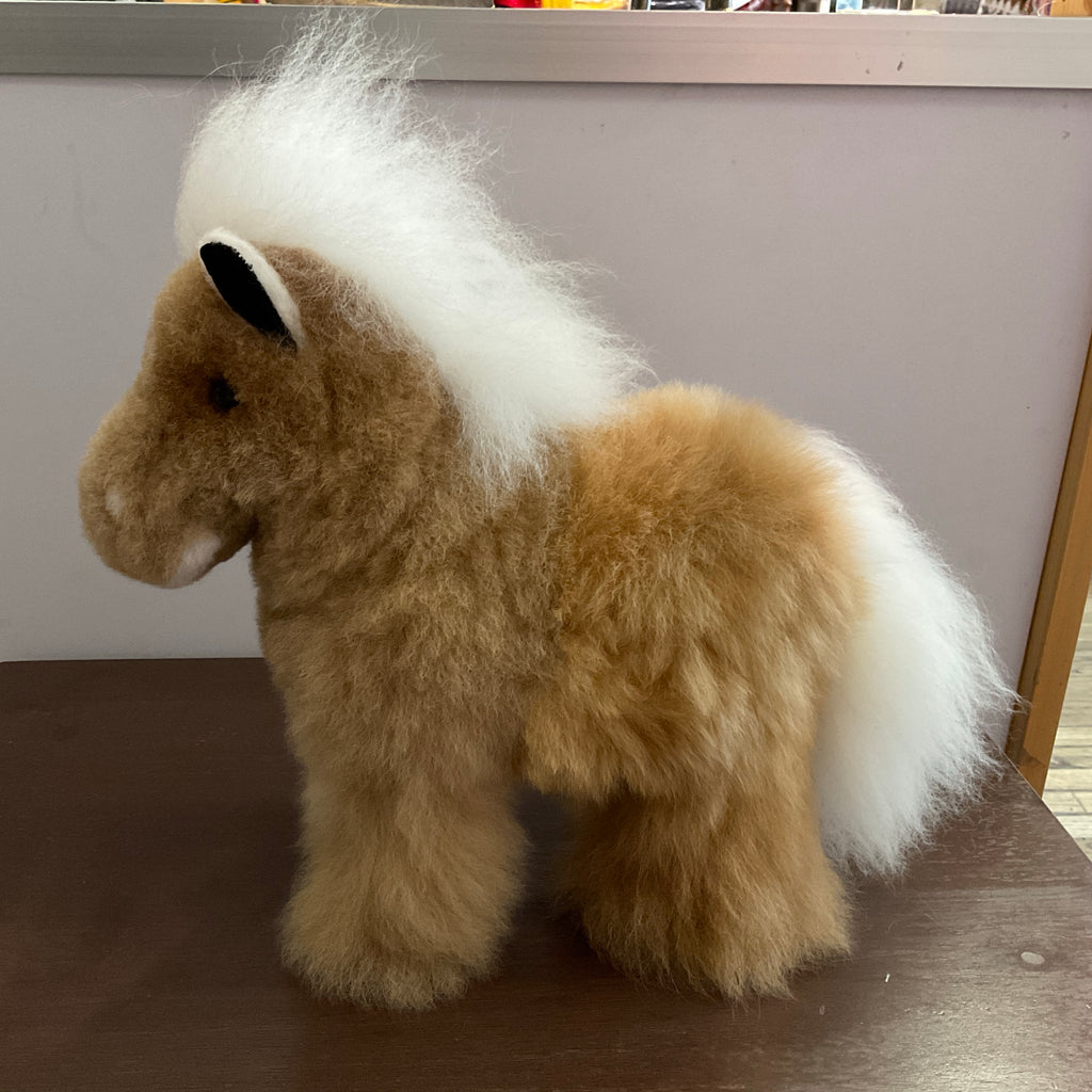 Kusi Friends Horse (24cm) - Baby Alpaca Fur Animal