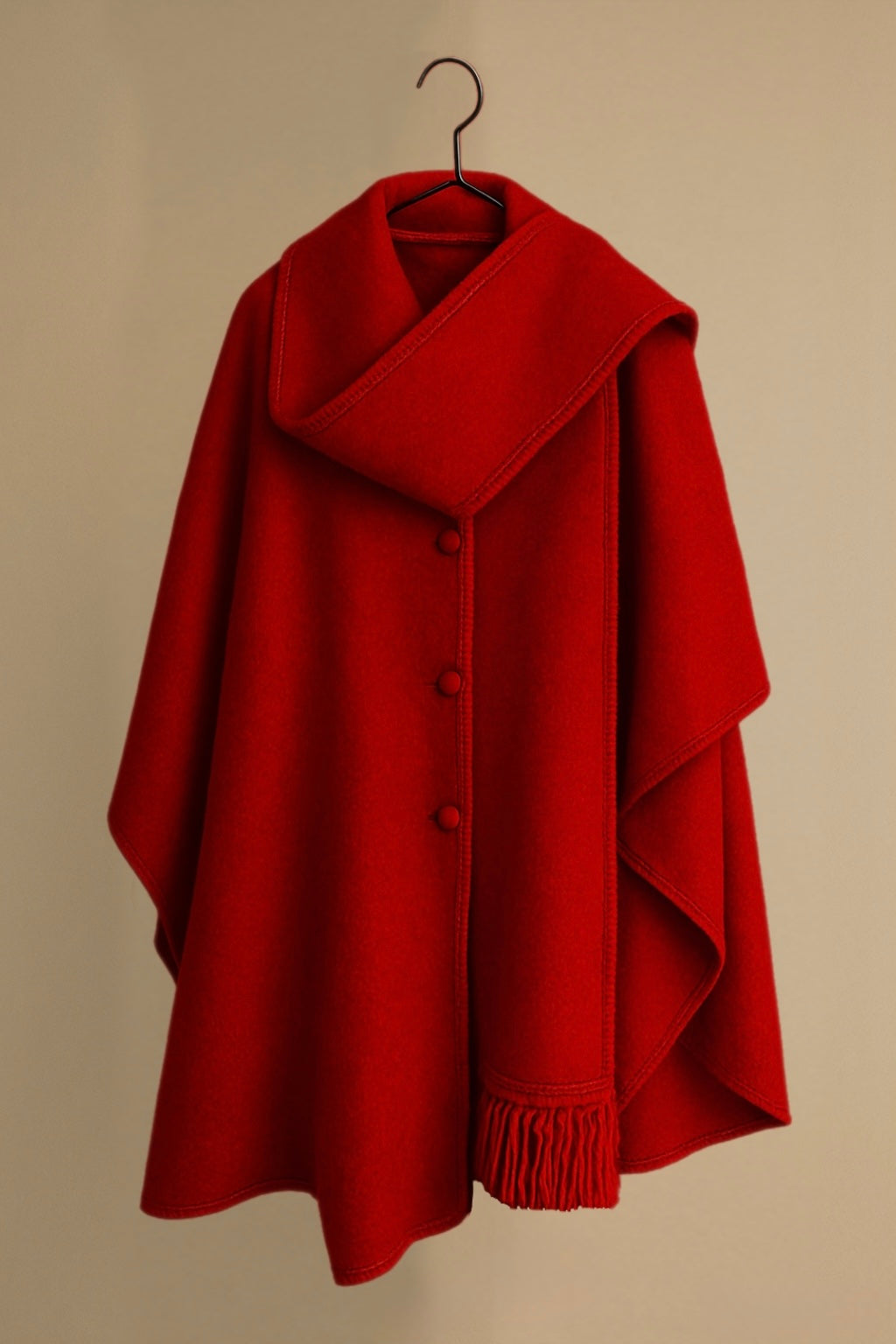 Capa formal de alpaca para mujer