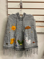 Chaleco tipo poncho para niños