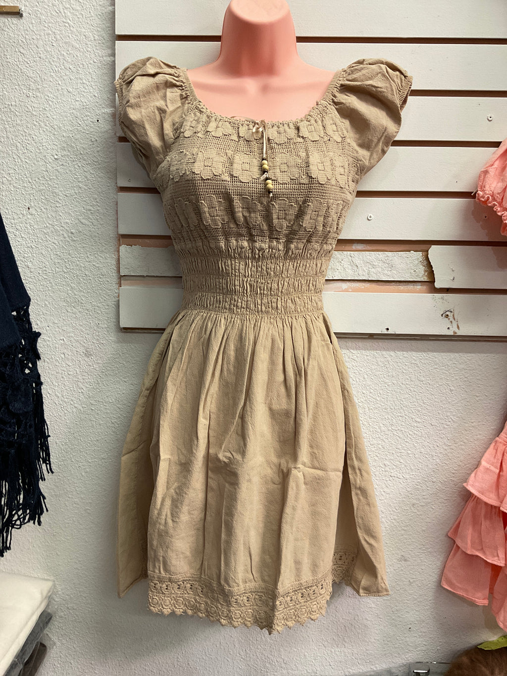 Vestido corto Rosa