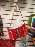 Peruvian Manta & Suede Purse