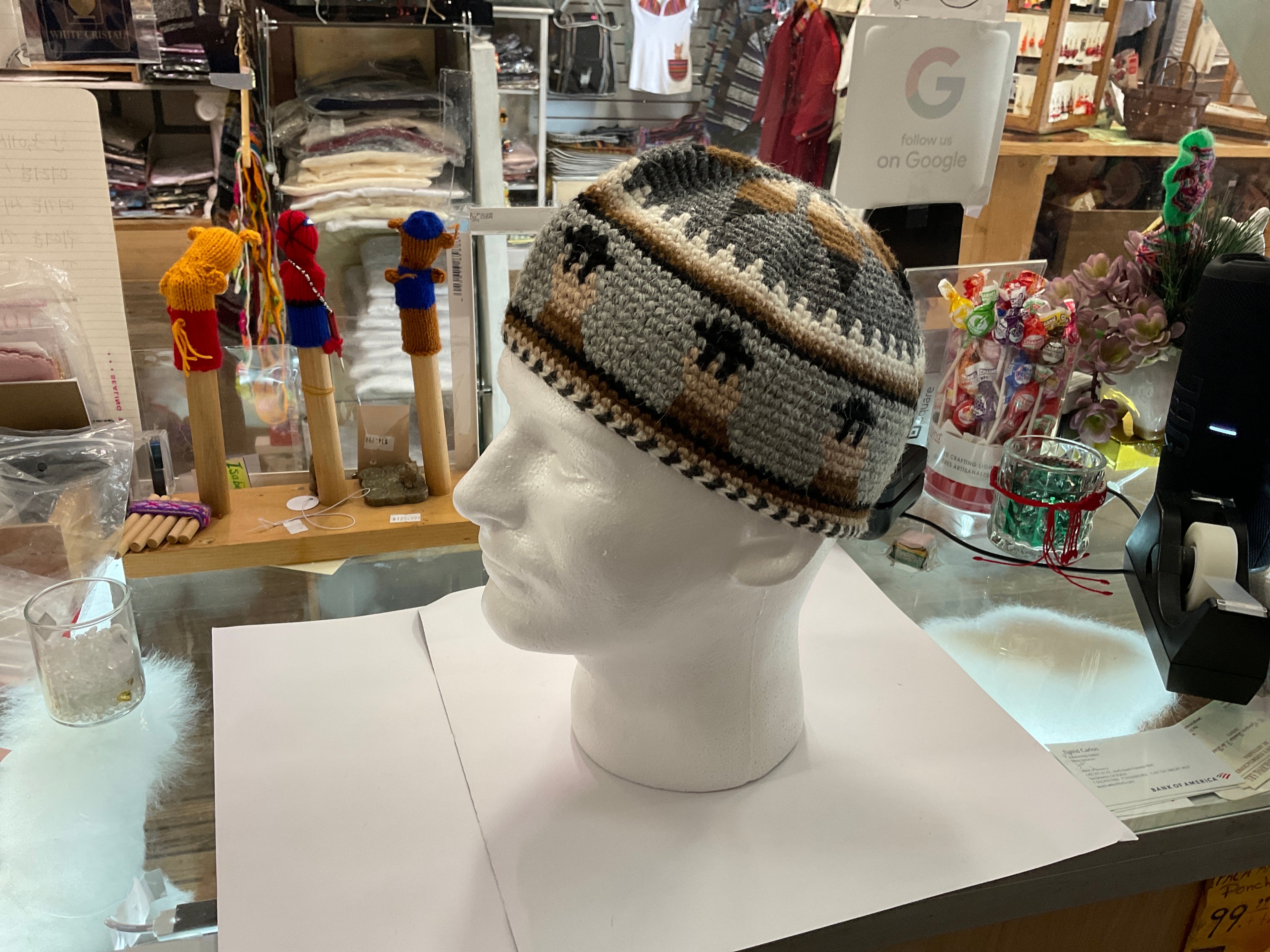 Artisan Knit Alpaca Cap