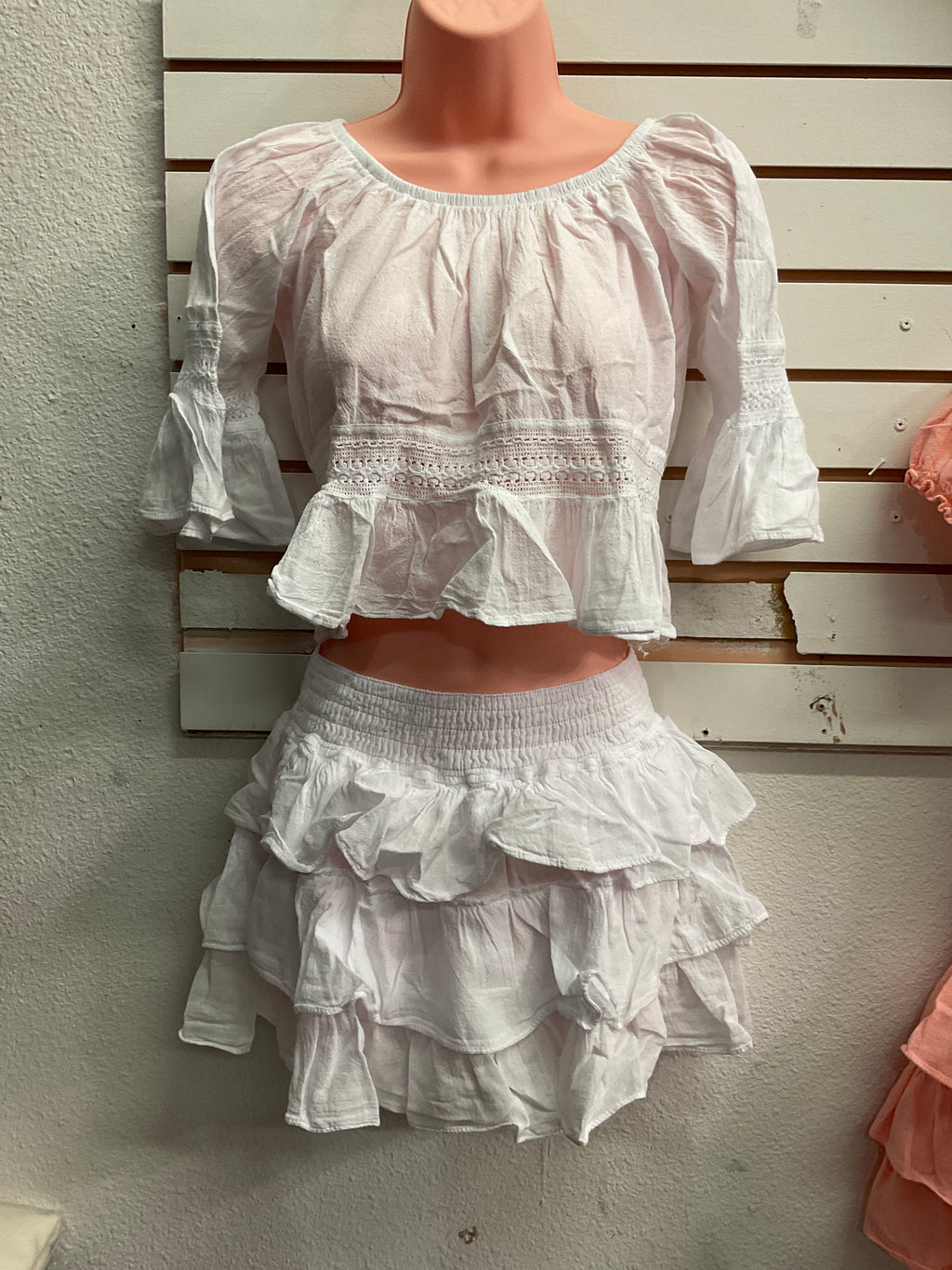 Conj. Falda Cinthia + Top Flor (b)