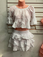 Conj. Falda Cinthia + Top Flor (b)