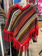 Children’s Baby Alpaca Knitted Fringe Poncho