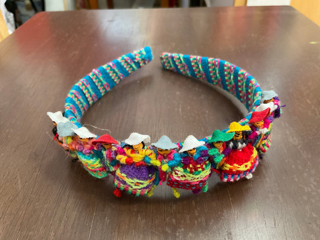 Handmade Worry Doll Head Band