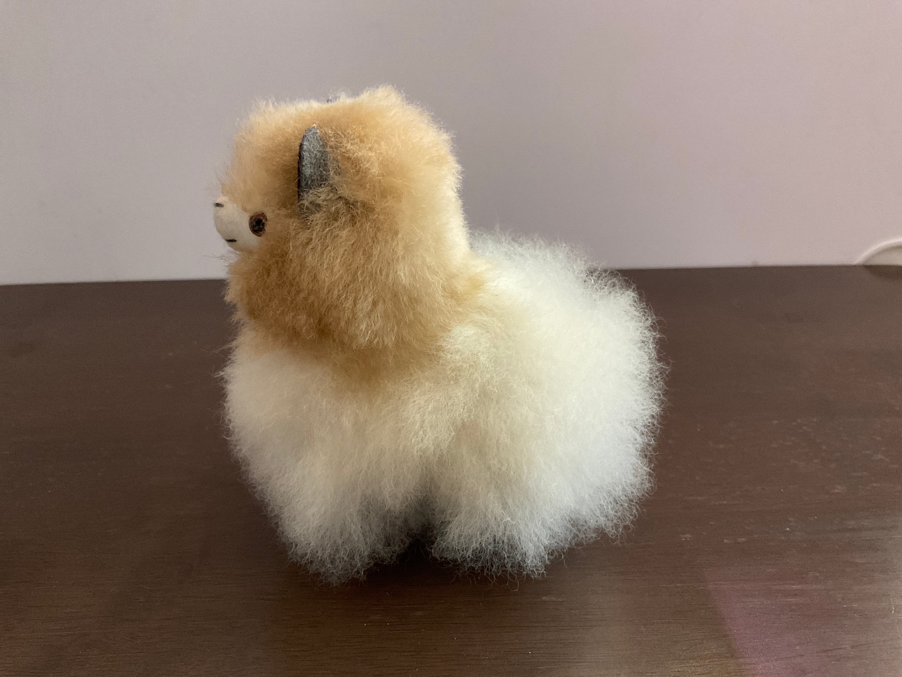 Kusi Friends Alpaca (10cm) - Baby Alpaca Fur Animal