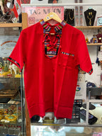 Men’s Peruvian Cotton Shirt lace collar  (Camisa Cerrada)