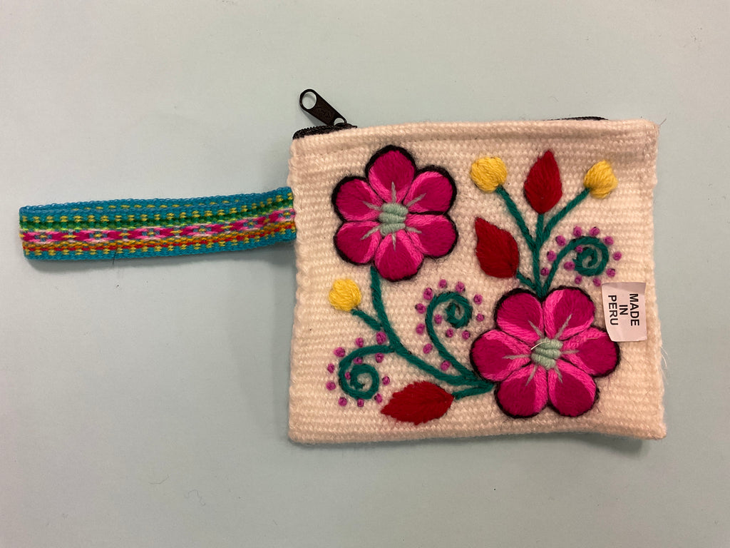 Handmade Embroidered Coin Purse