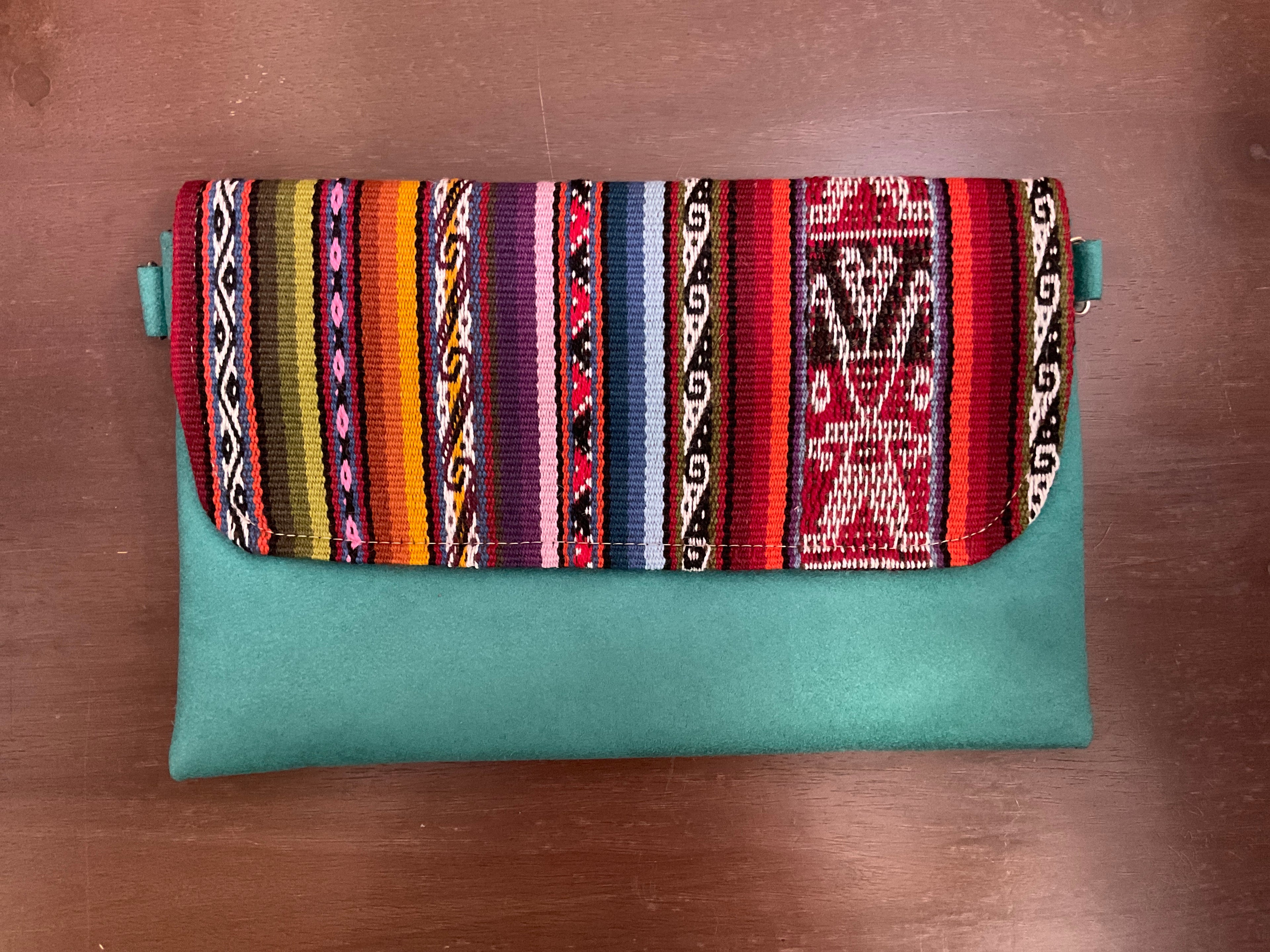 Hand-made embroidered Purse