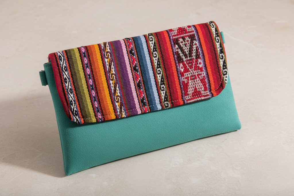 Suede Hand-made Manta Purse