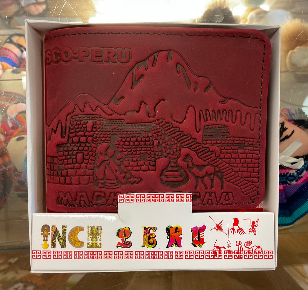 Cartera de piel artesanal