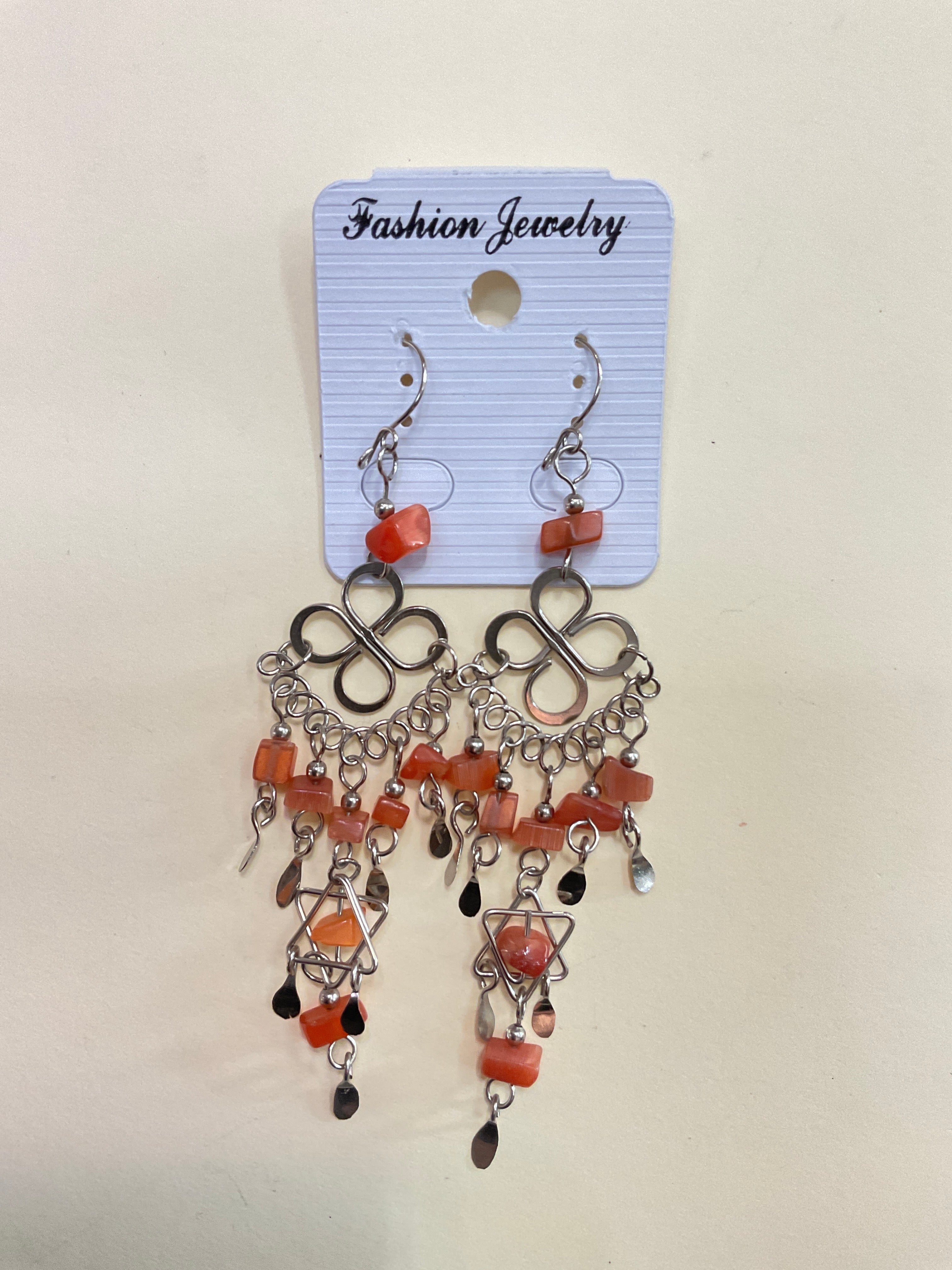 Long Earrings Mineral/Stone