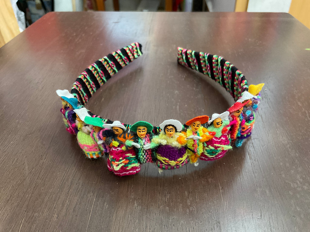 Handmade Worry Doll Head Band