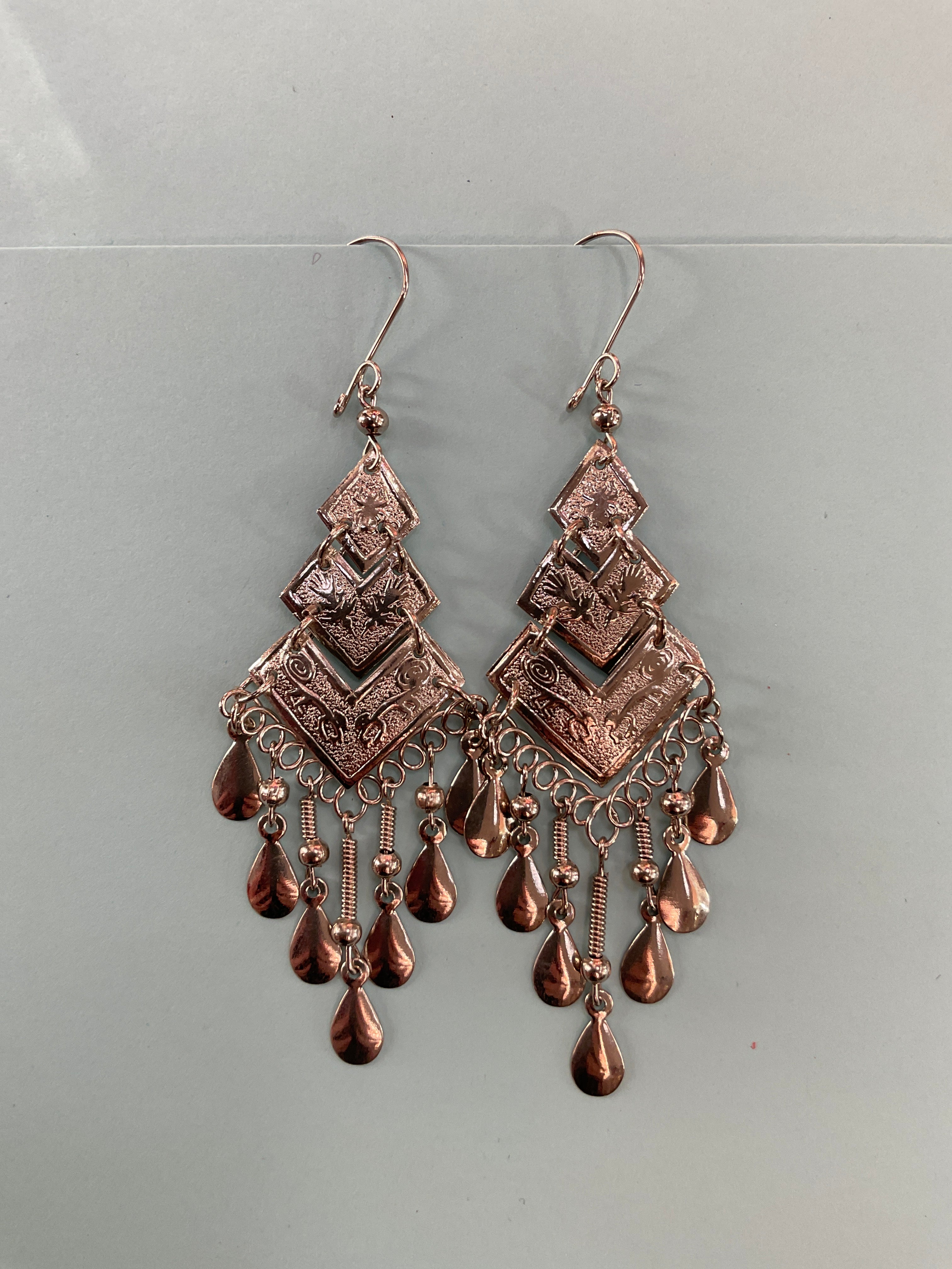 Long Peruvian Incas Earrings