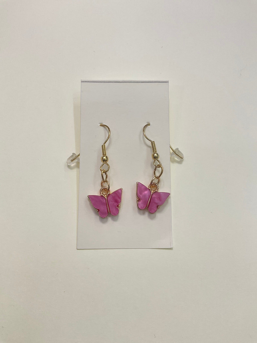 Gold Plated Butterfly Earrings