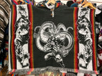 Alpaca Wool Poncho with Hood - Dragon Ball Z