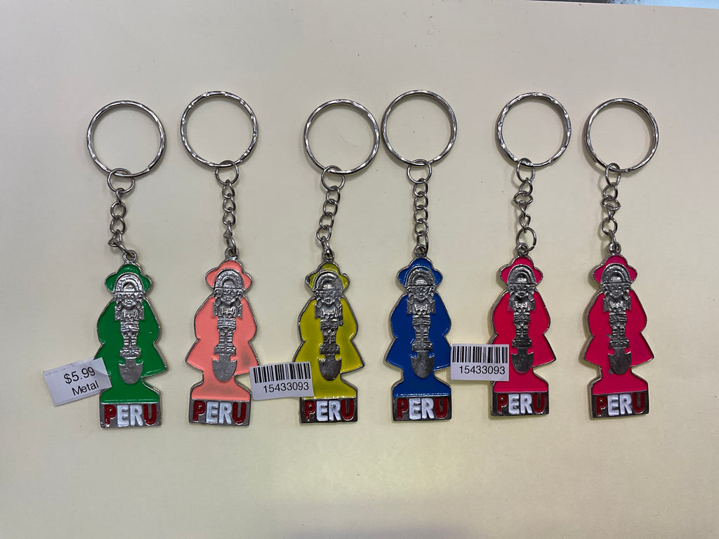 Peruvian Metal Keychains