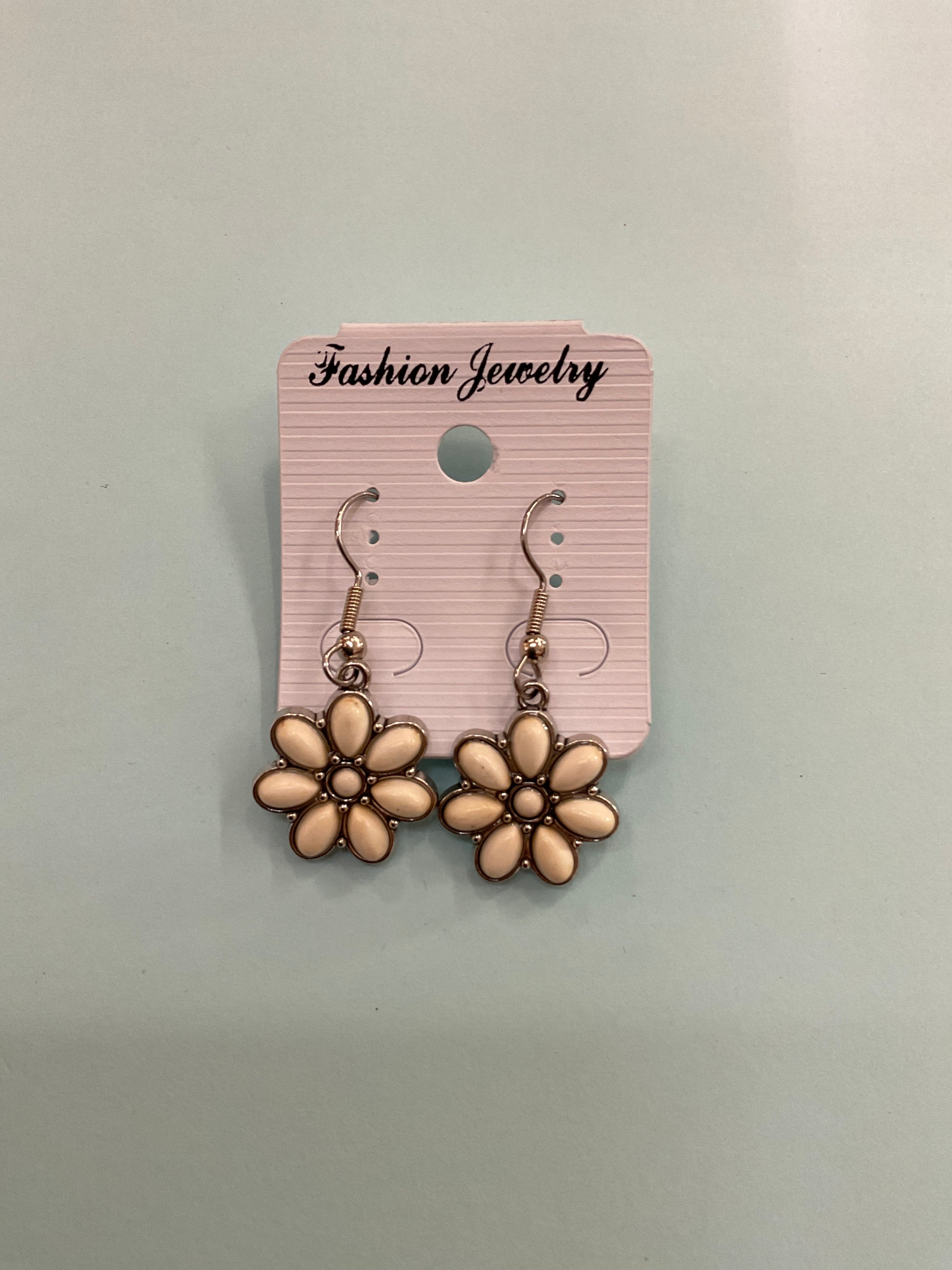 Metal with Stone Earrings