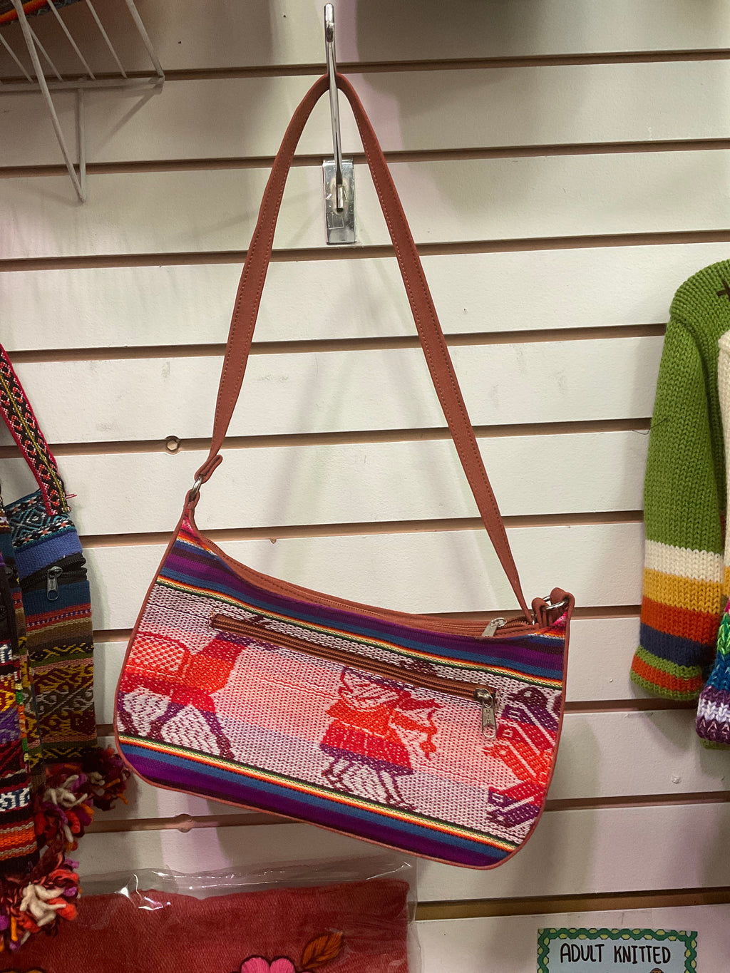 Peruvian Manta & Suede Purse
