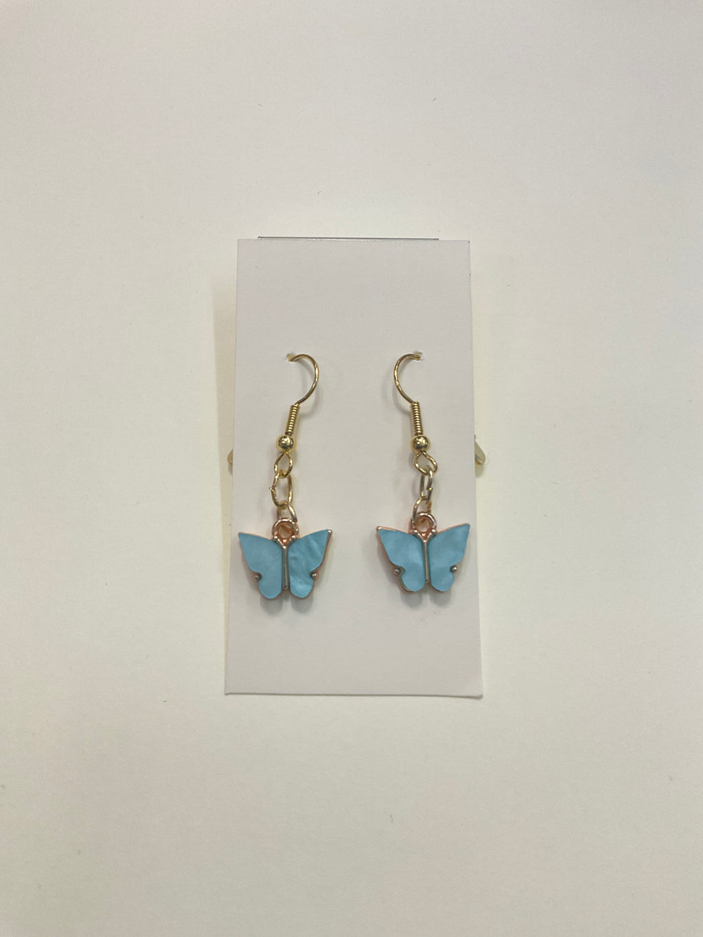 Gold Plated Butterfly Earrings