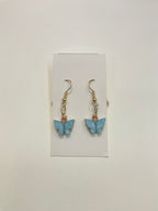 Gold Plated Butterfly Earrings