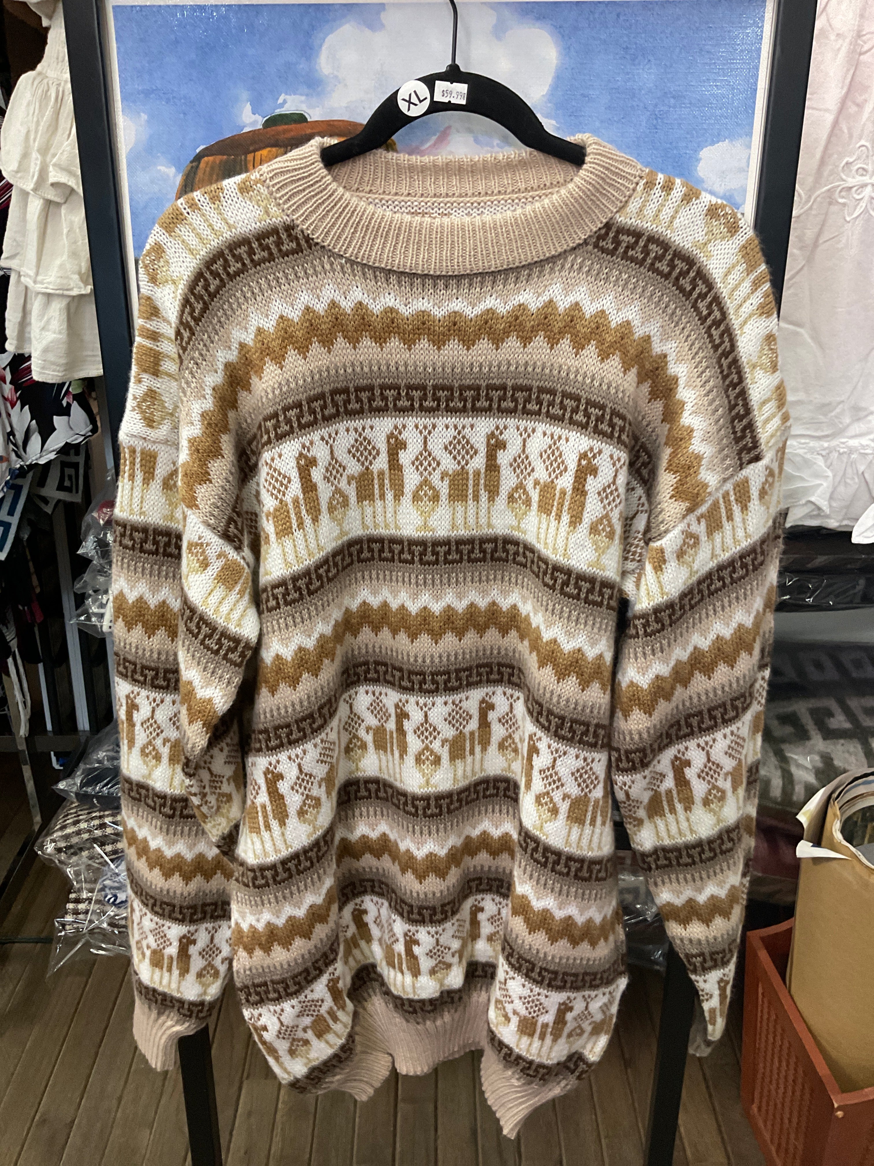 Classic Andean Crewneck Sweater