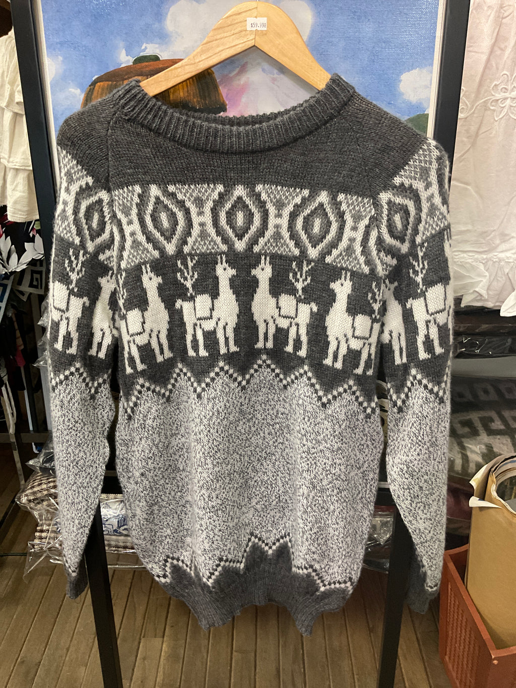 Alpaca Apilada Sweater