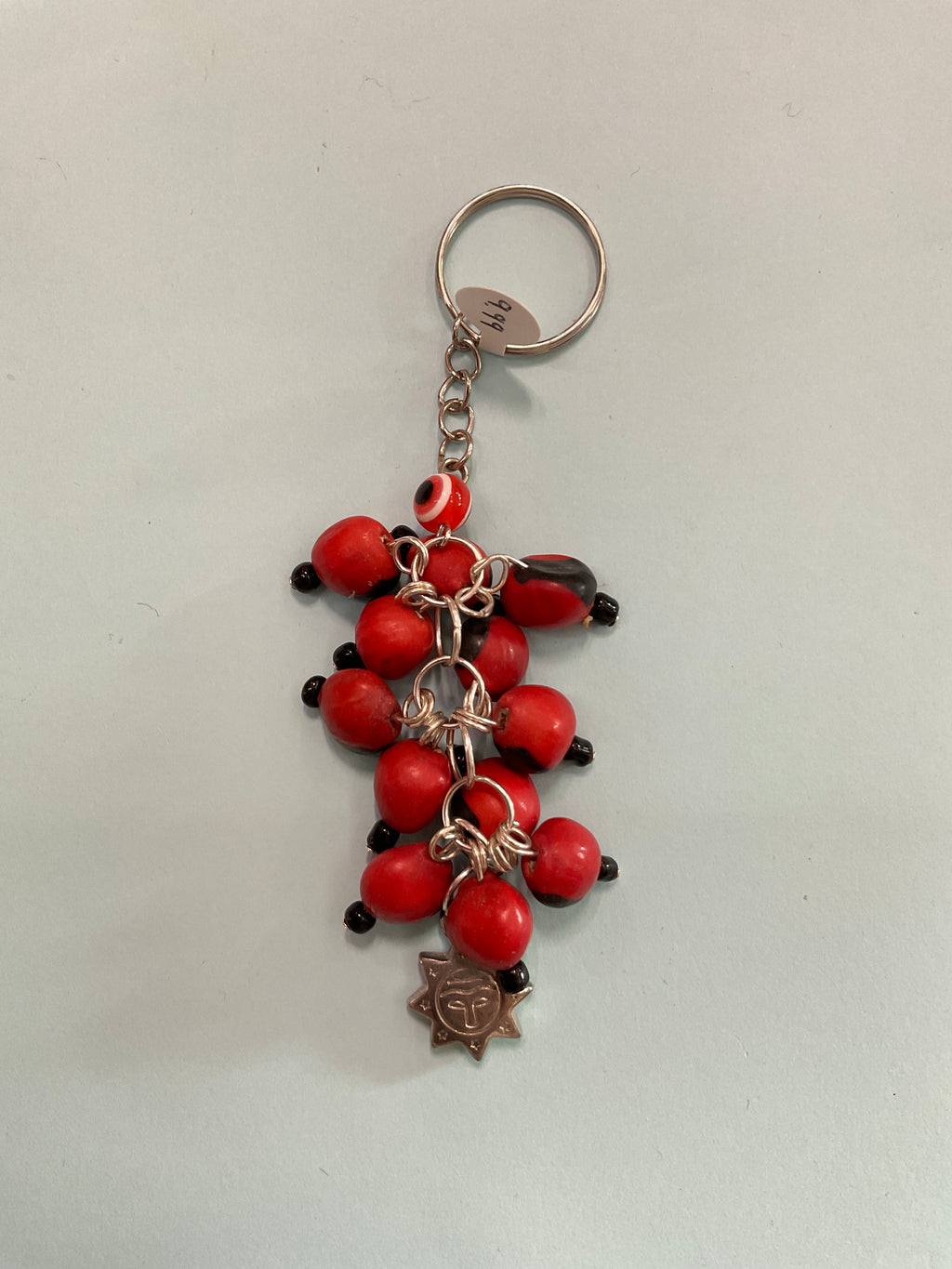Huayruro Keychain with Charm