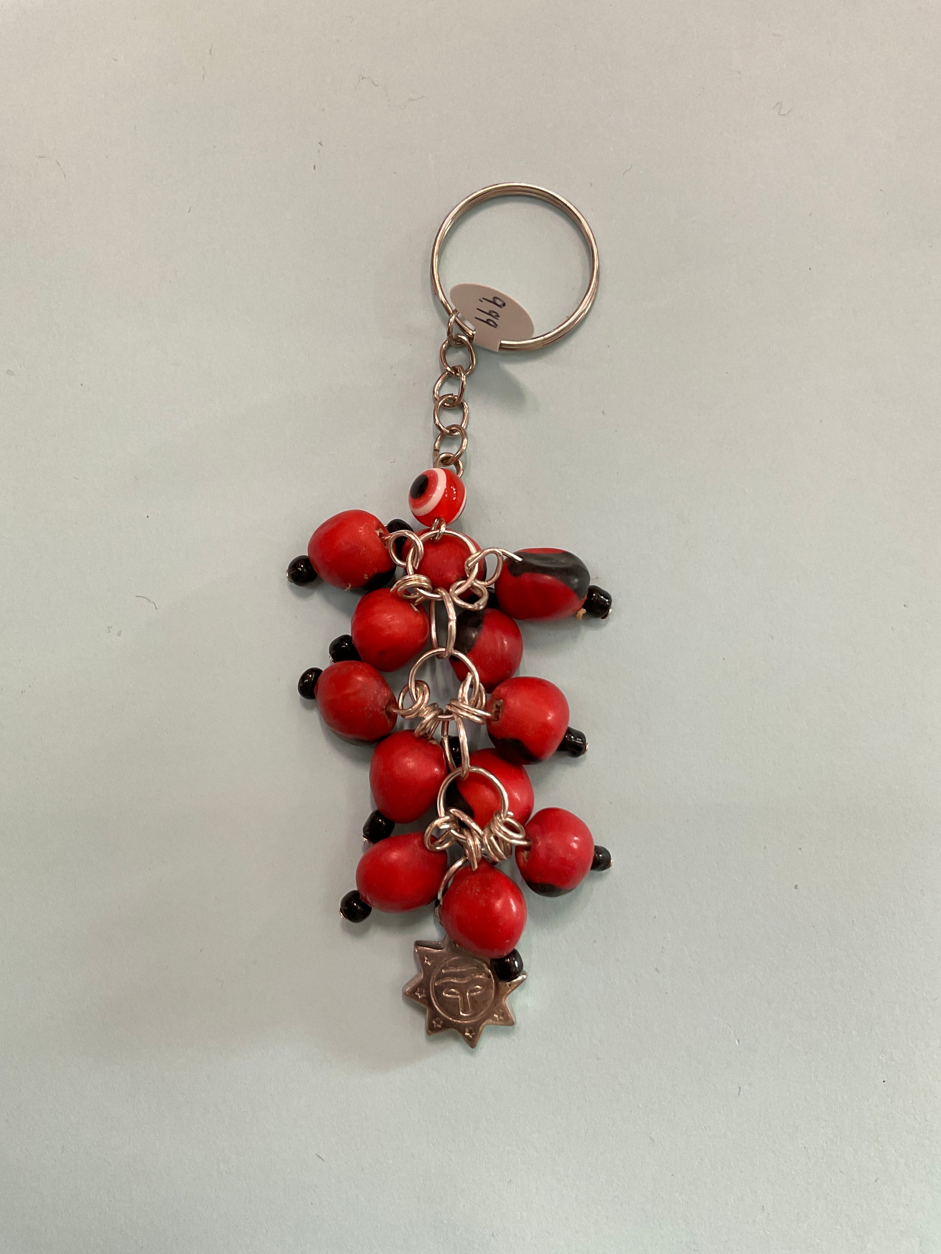 Huayruro Keychain with Charm