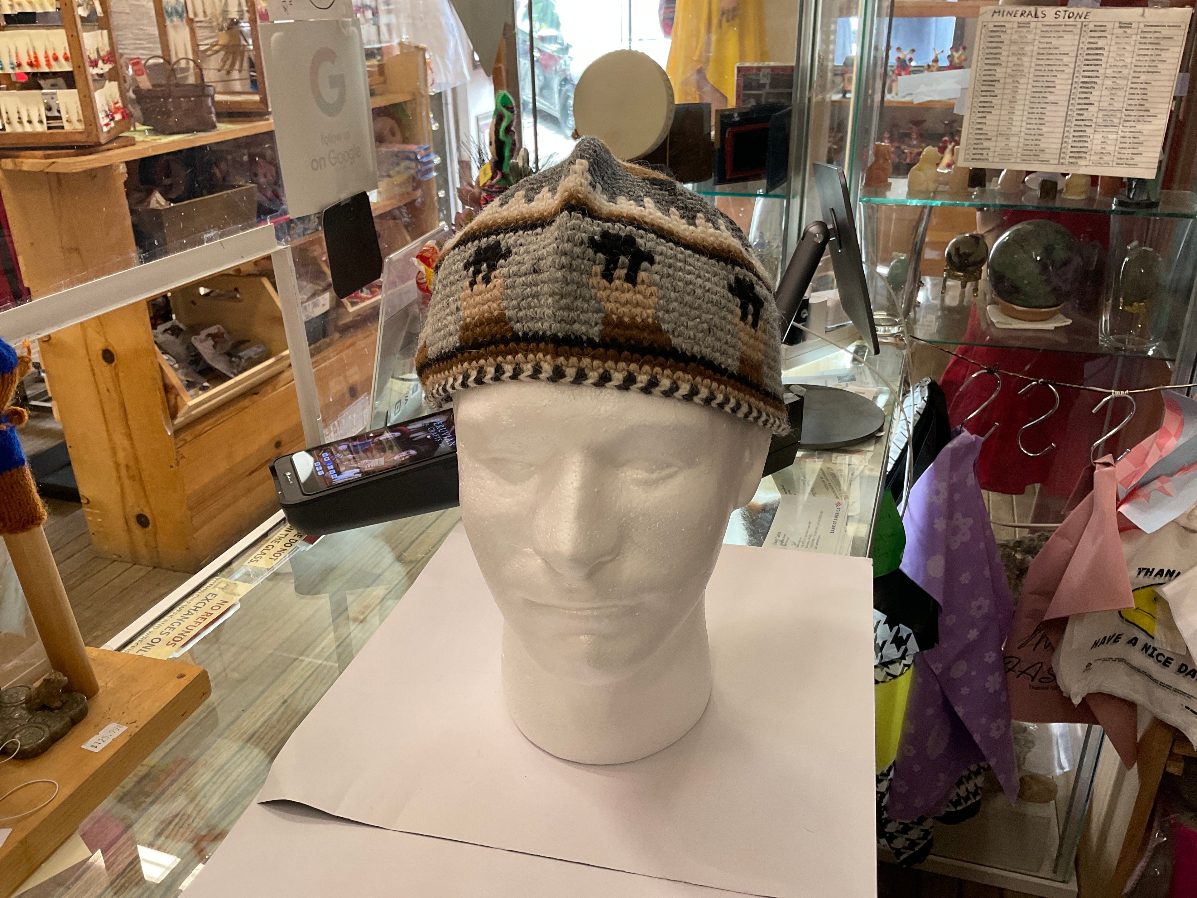 Artisan Knit Alpaca Cap