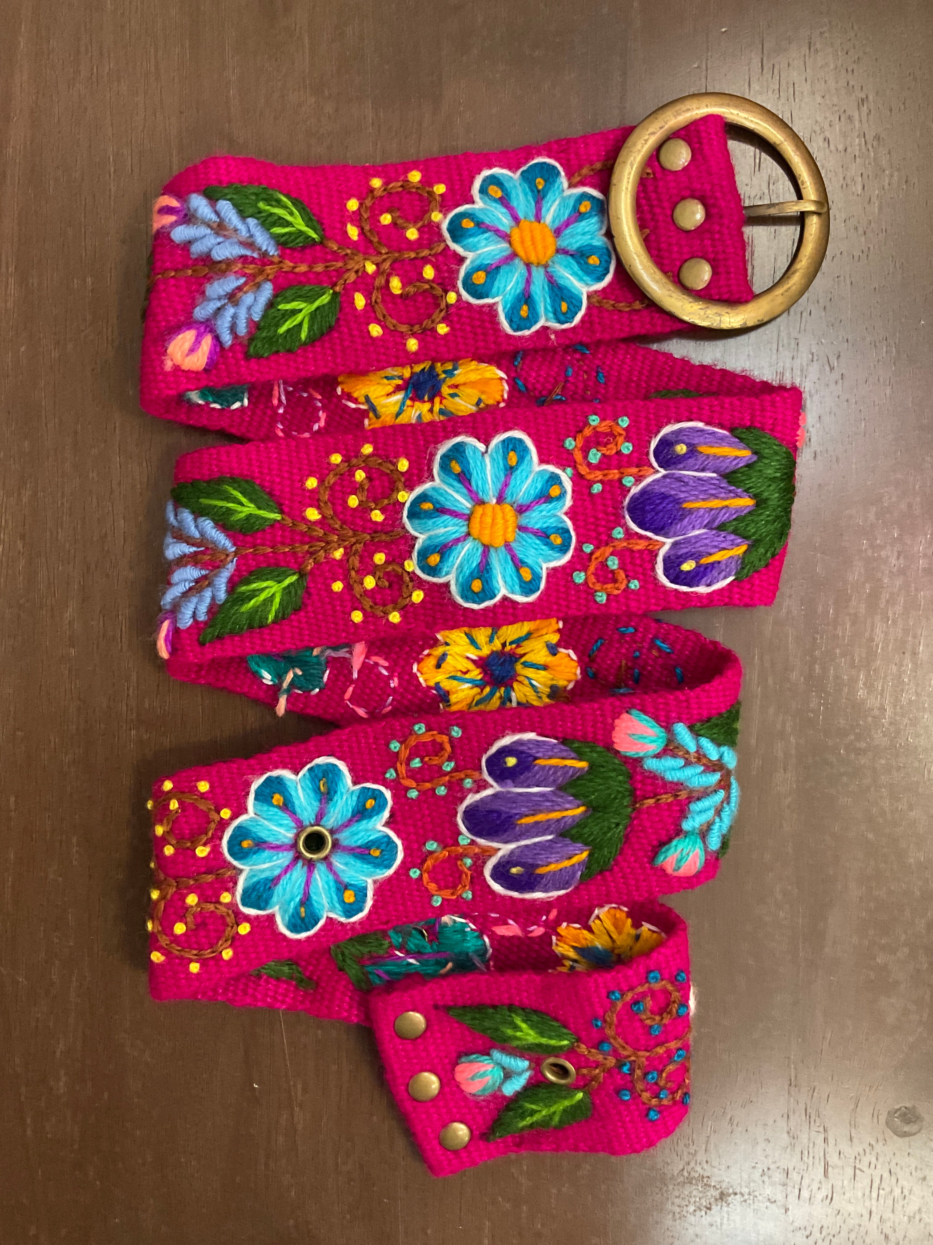 Handmade Embroidered Belt