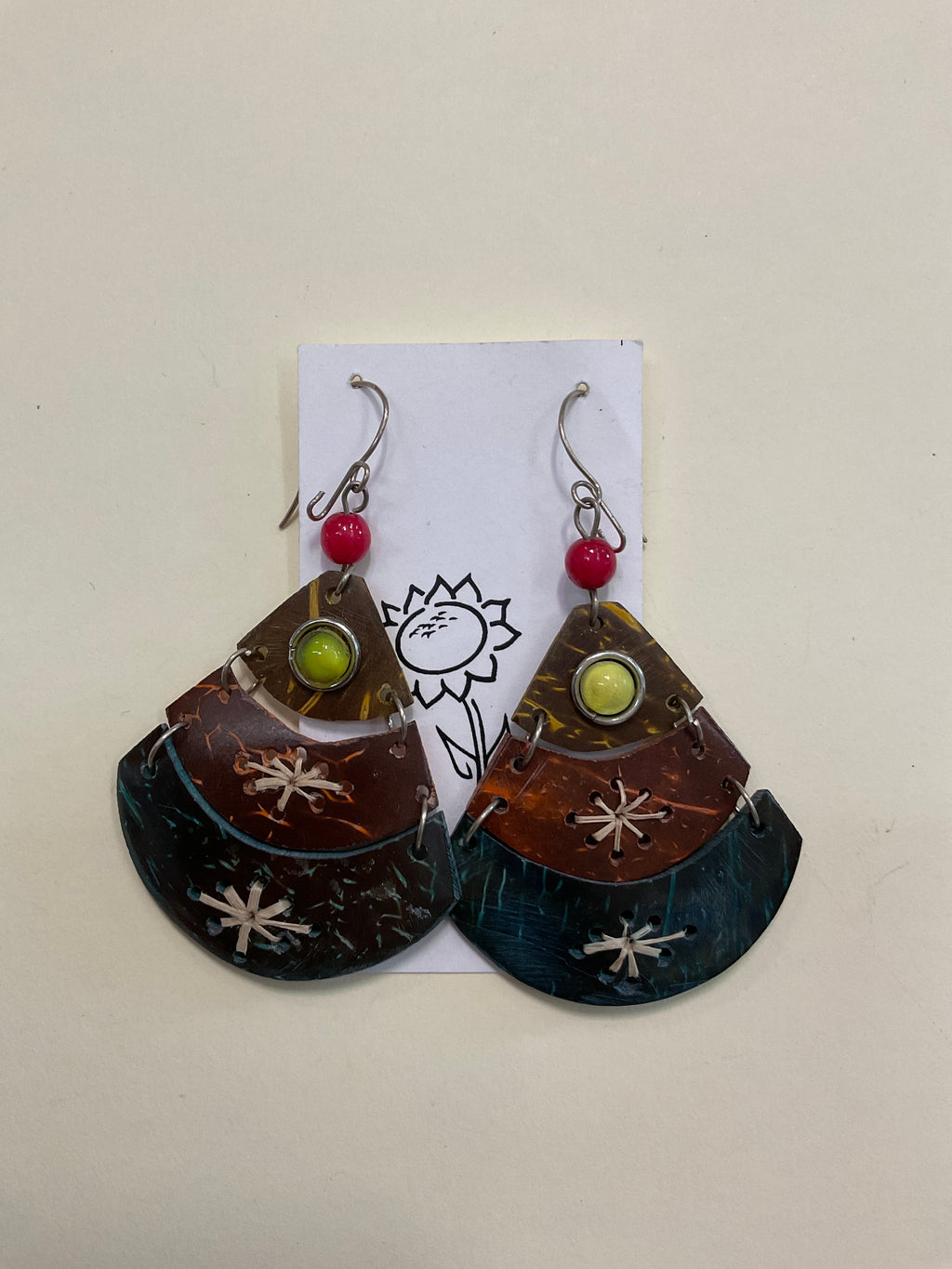 Artisan Wood Earrings