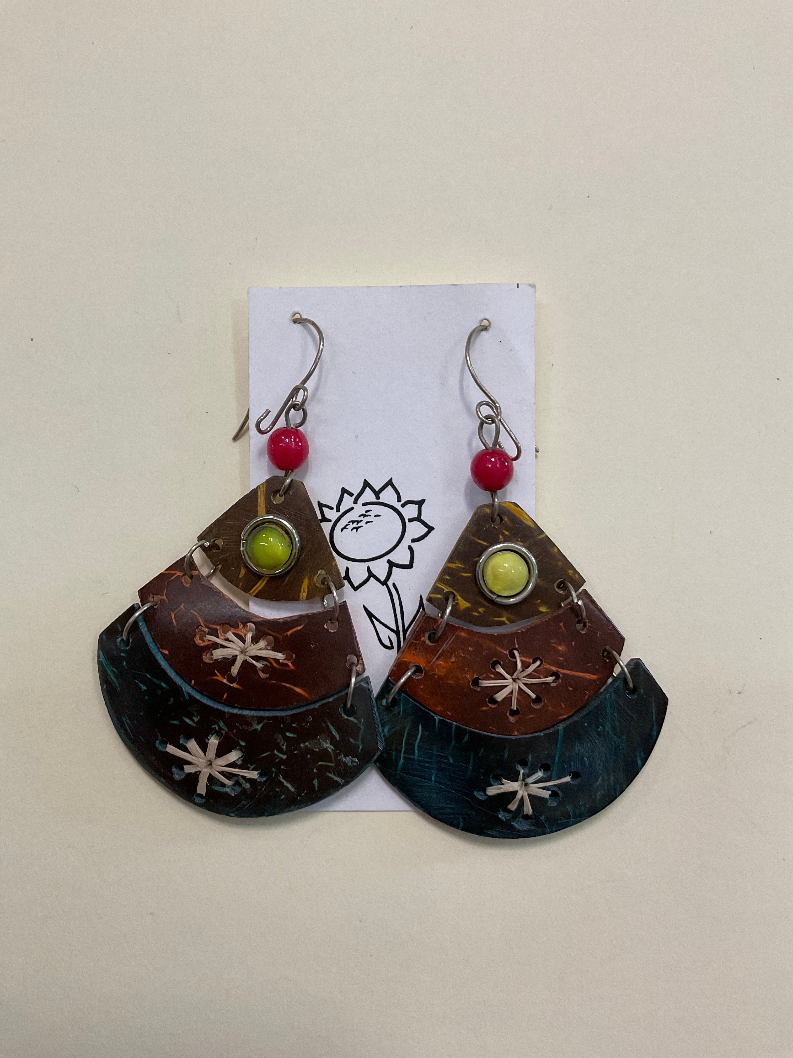 Artisan Wood Earrings